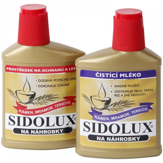 Sidolux DUO čistič+lesk na mramor 330g+250ml