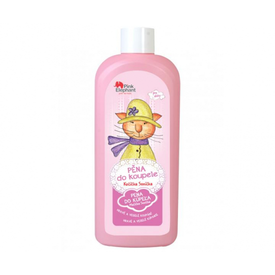 Pink Elephant pena do kupela 500ml mačička Sonička