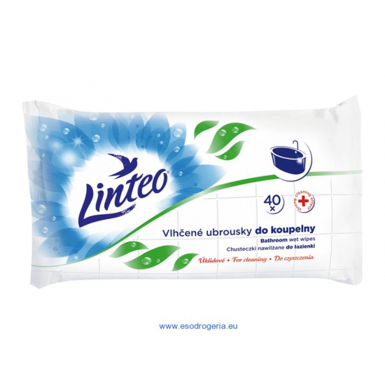Linteo vlhčené utierky 40ks do kúpelne