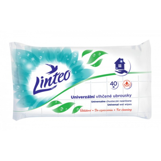 Linteo vlhčené utierky 40ks univerzálne