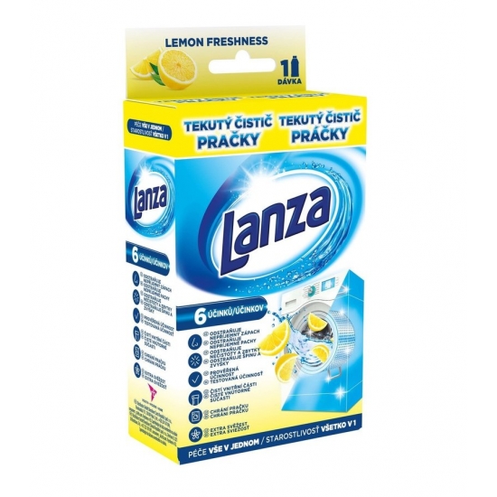 Lanza tek.čistič pračky 250ml lemon
