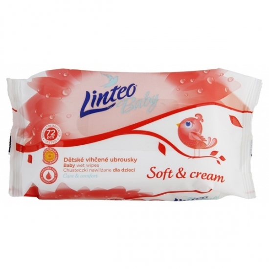 Linteo Vlhčené utierky detské 72ks