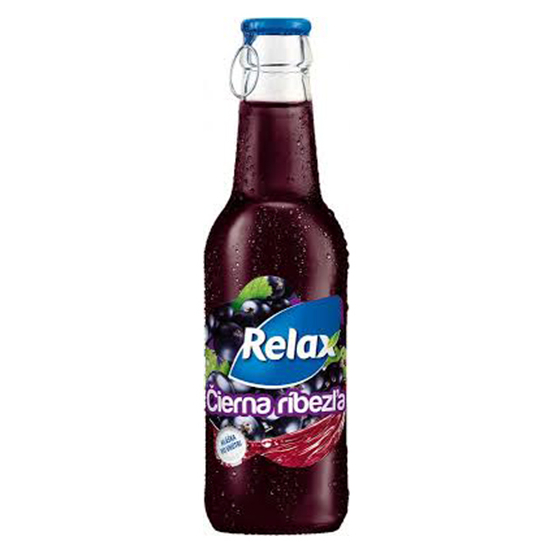 Relax viečko 0,25L sklo ríbezľa