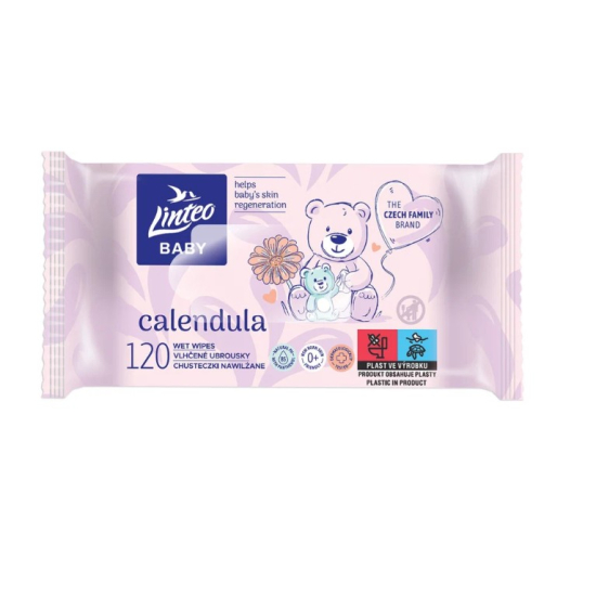 Linteo Vlhčené utierky 120ks Baby soft and cream