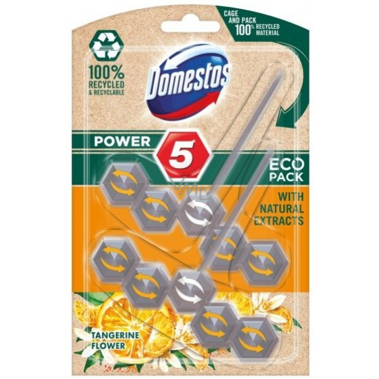 Domestos WC Blok 2x55g Power 5 EcoPack Tangerine Flower