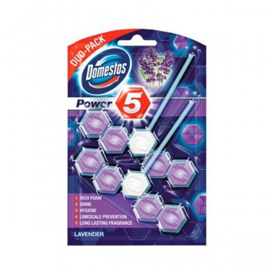Domestos WC Blok 2x55g Power 5 Lavender