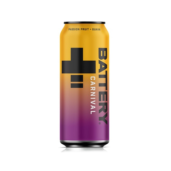 Battery Carnival energetický nápoj Marakuja+Guava 500ml