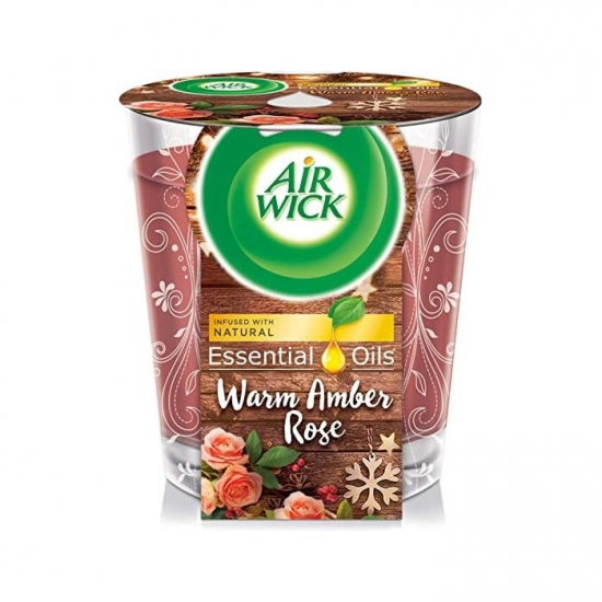 Air Wick sviečka 105g jantárova ruža