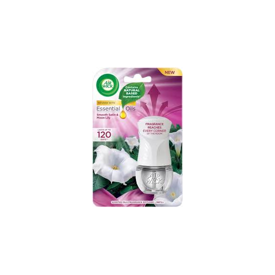 Air Wick elektr. n. náplň 19ml Jemný satén a ľalia