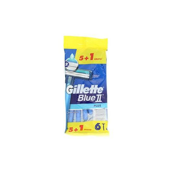 Gillette Blue II Plus 5+1ks