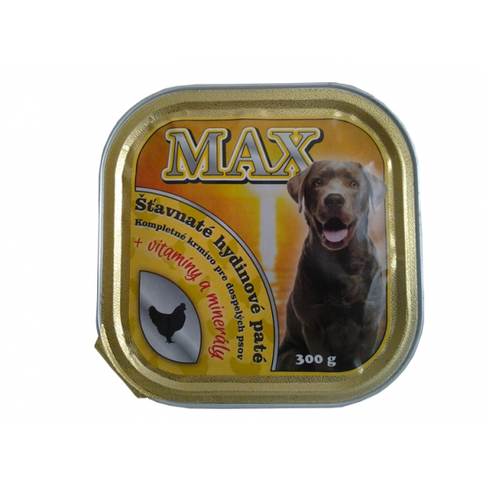 Max Dog krmivo pre psov 300g hydina