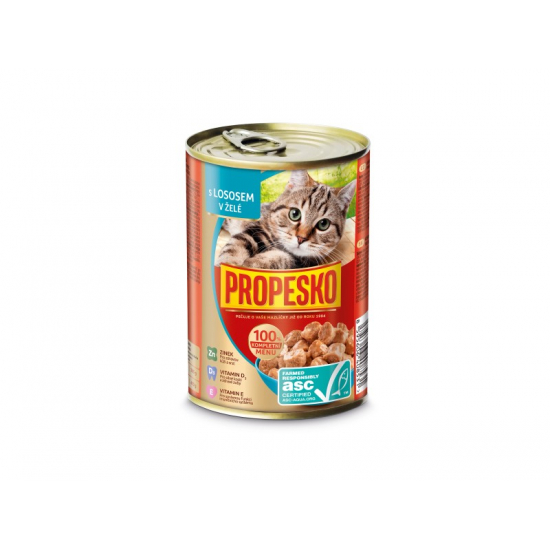 Propesko konzerva pre psov 415g losos