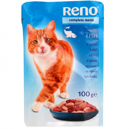 Reno Kapsička pre mačky 100g ryba
