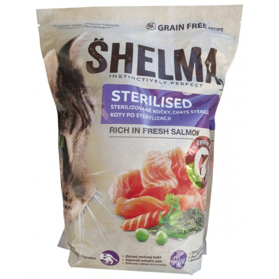 Shelma Granule pre mačky losos 1,4kg