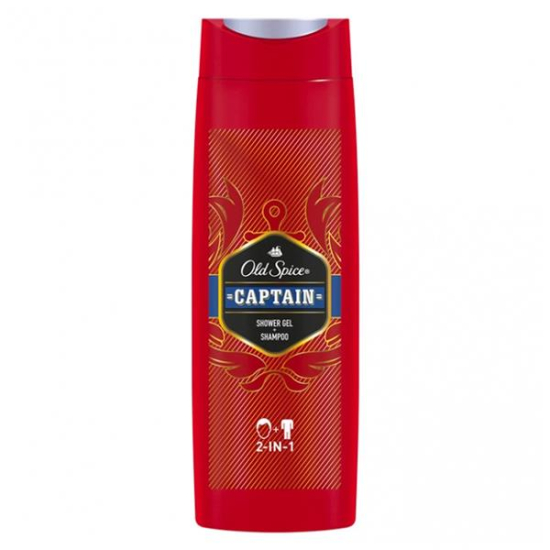 Old Spice Captain schower gel + shampoo 400ml