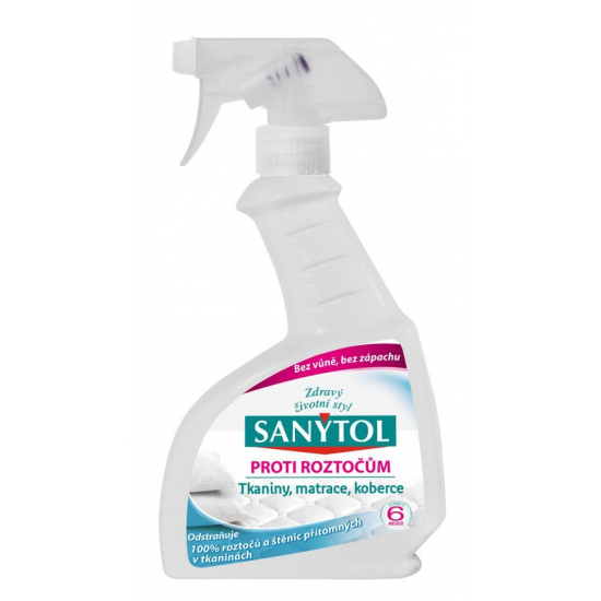 Sanytol proti roztočom na tkaniny, matrace, koberce, 300 ml