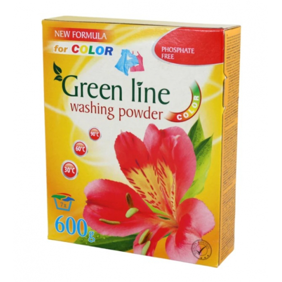 Green Line prací prášok Strong 600g Color