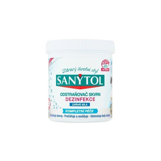 Sanytol dezinfekčný odstraňovač škvŕn biela 450g