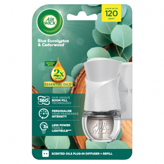 Air Wick náplň 19ml Blue Eucalyptus&Cedarwood