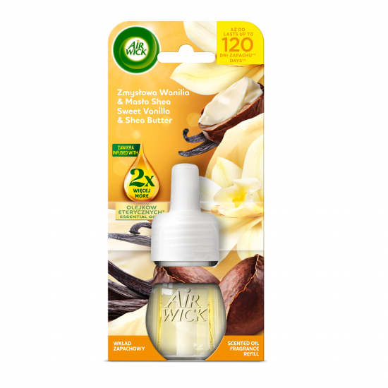 Air Wick náplň 19ml Vanilka a bambucké maslo