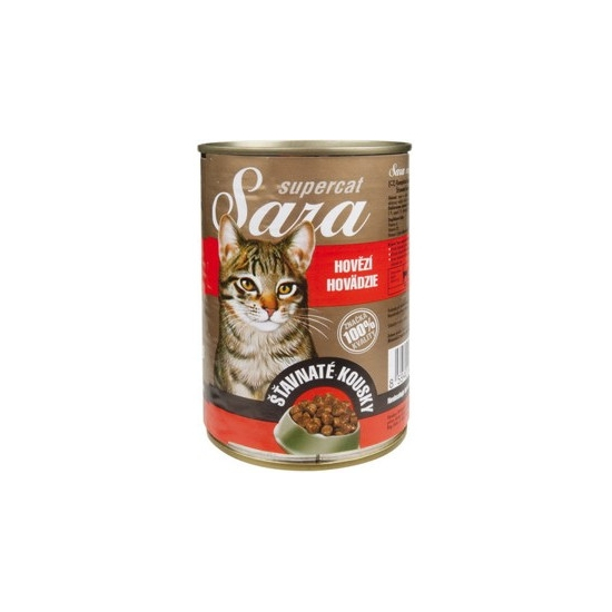 Sara konzerva pre mačky 415g hovädzia