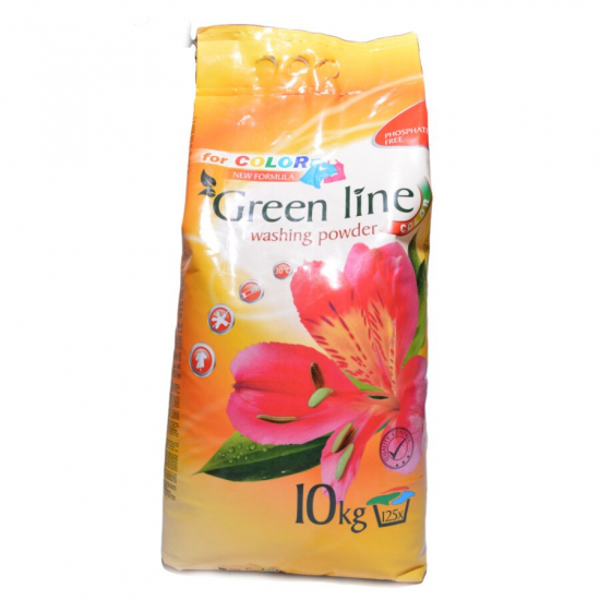 Prací prášok Green line Color 10kg