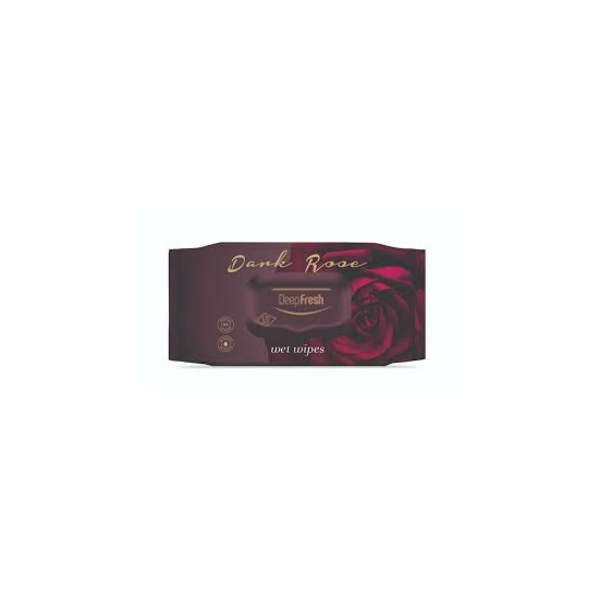 DeepFresh vlhčené utierky FLIP TOP 120ks Dark Rose