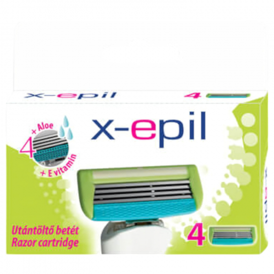 Alveola X-EPIL Náhradná hlavica so 4 čepieľkami 4ks