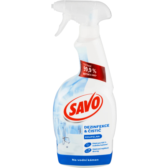 Savo Dezinf. čistič s rozprašovačom 700ml Univerzálny
