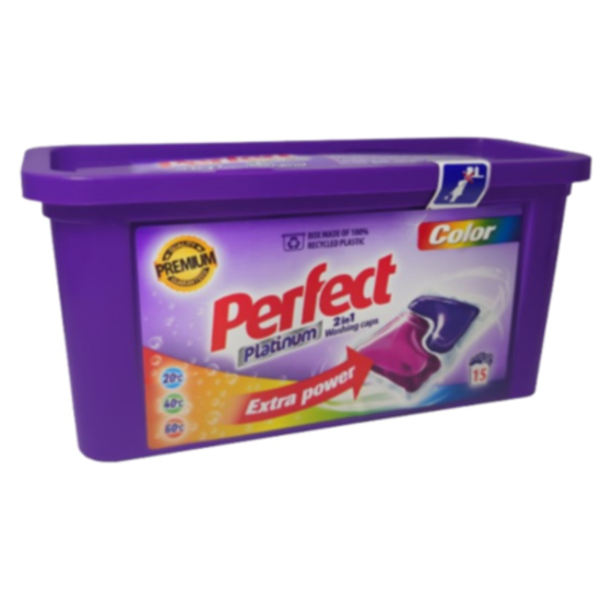 Perfect Platinum kapsule na pranie 15ks Color 2in1