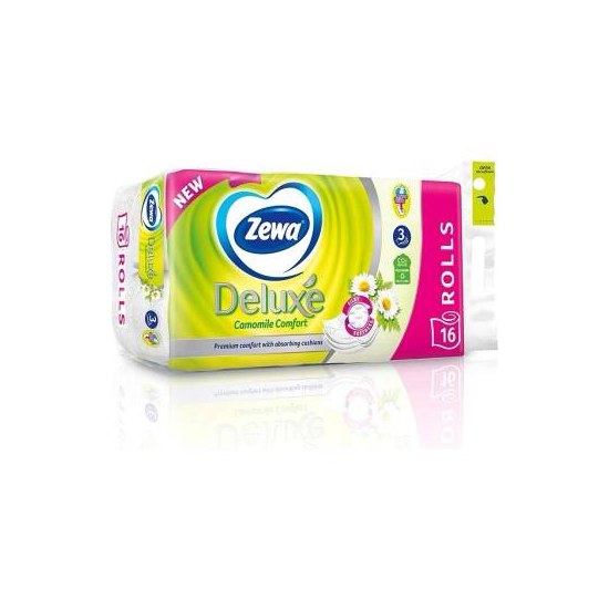 Zewa toaletný papier Deluxe 3vrst./16ks Camomile