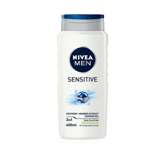 Nivea sprchový gél Men 400ml Sensitive