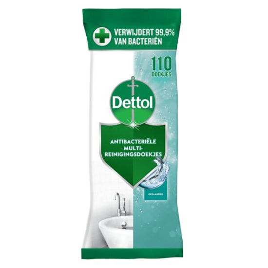 Dettol vlhčené obrúsky 110ks Ocean