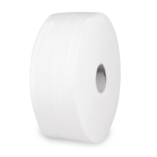 Toaletný papier 2vrstv. biely JUMBO 27cm/6ks v bal