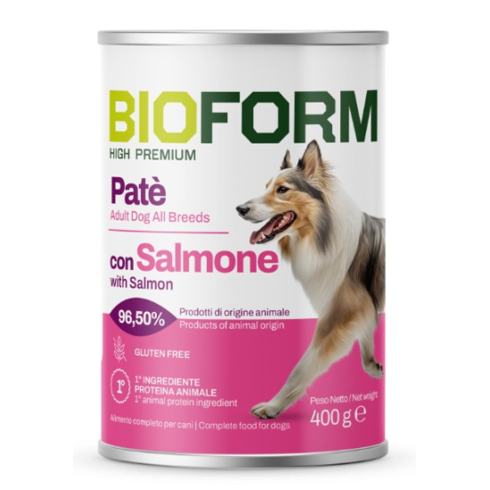 BIOFORM PATÉ HIGH PREMIUM krmivo pre psov Losos 400g
