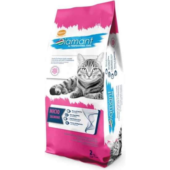 DIAMANT Prém. granule pre mačky Losos 2kg
