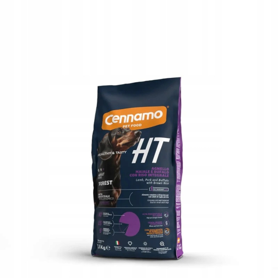 HT FOREST granule so sníž. obsahom obil. Jahňa+Bravč.+Byvol 1,5kg