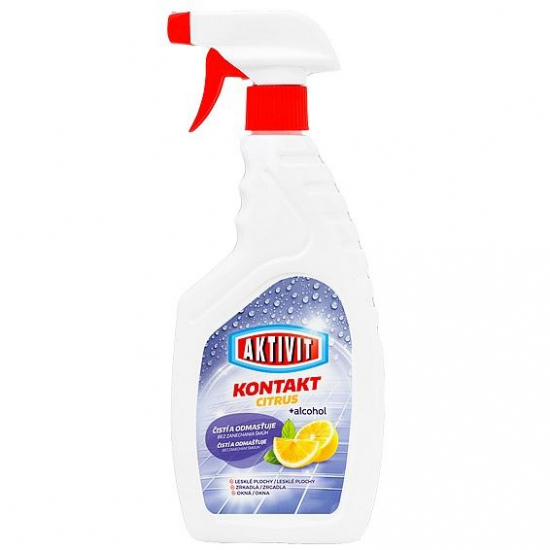 AKTIVIT KONTAKT na okná s rozprašovačom 500ml Citrus
