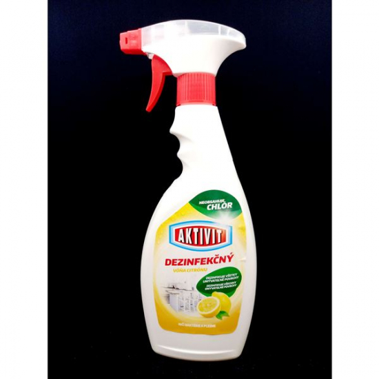 AKTIVIT dezinfekčný na okná s rozprašovačom 500ml Citrus