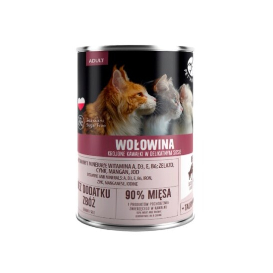 PET REPUBLIC konzerva pre mačky Hovädzia 400g