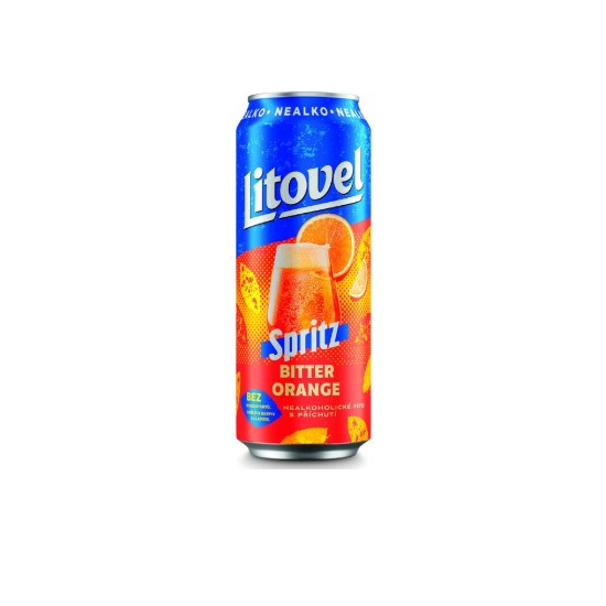 LITOVEL Bitter orange Spritz nealko 0,5L plech.