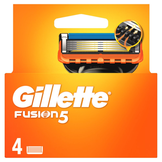 Gillette Fusion 5 náhrada 4ks
