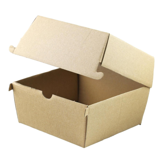 Papierový box na hamburger malý 130x130x110mm/50ks