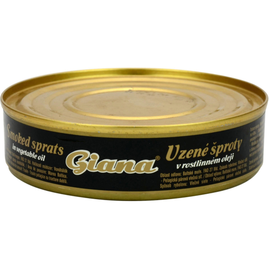 Giana Údené šproty v oleji 160g