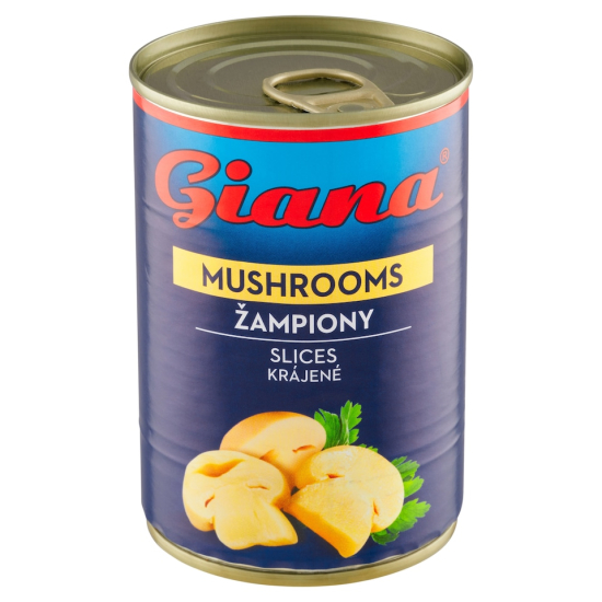 Giana Šampiňóny-krájané, plech 314ml