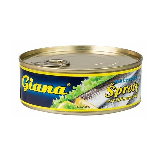 Giana Baltické šprotyv oleji 240g