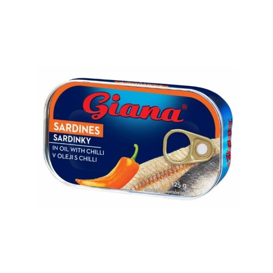 Giana Sardínky s chilli 125g