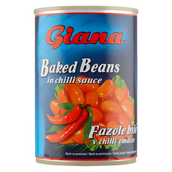 Giana Fazuľa v chilli omáčke 425ml