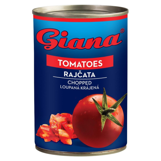 Giana Paradajky lúpané, krájané 425ml