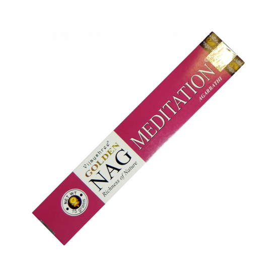 ZENHOME Vonné paličky Golden Nag Meditation 100% natural 15ks/bal